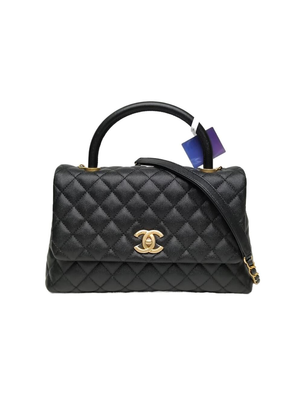 Chanel Coco Handle Medium 29Cm Black #360106C48B